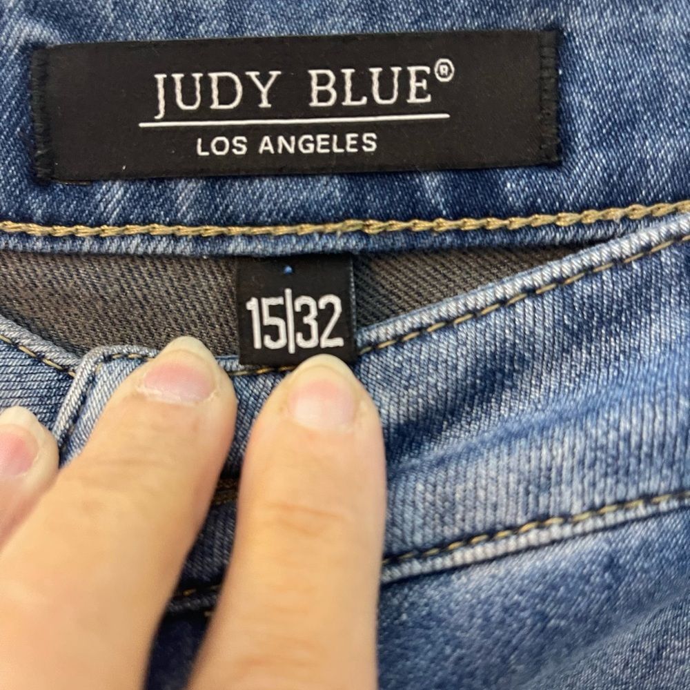 Judy Blue boyfriend fit denim jeans, size‎ 15/32 - Picture 5 of 10